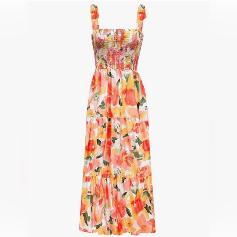 Floral print dress